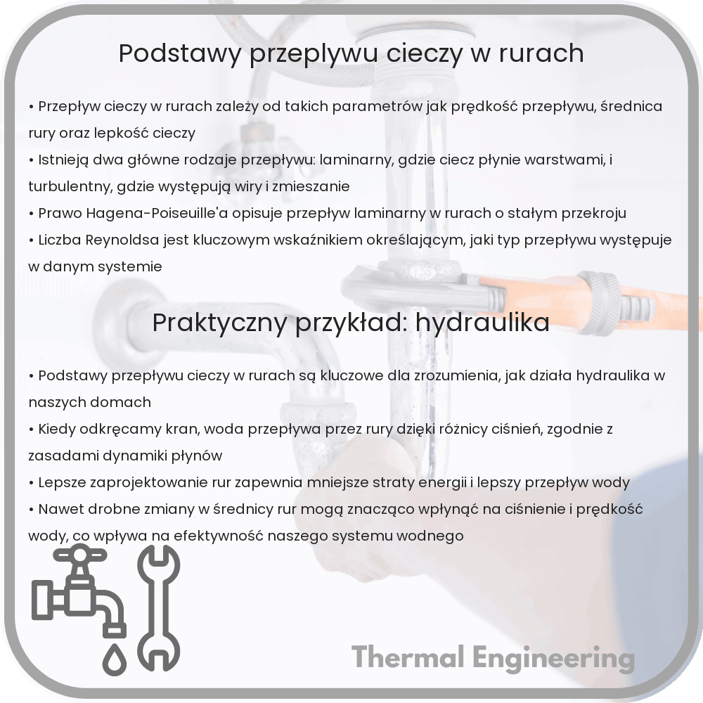 Podstawy przepływu cieczy w rurach