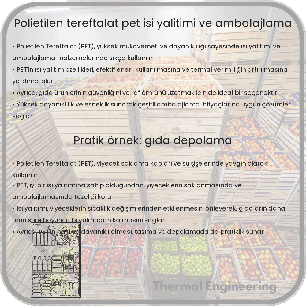 Polietilen Tereftalat (PET) | Isı Yalıtımı ve Ambalajlama