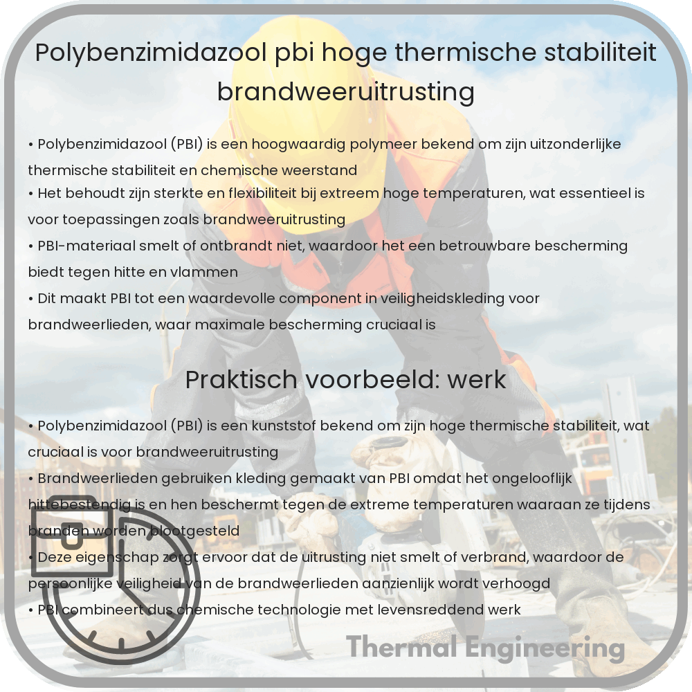 Polybenzimidazool (PBI) | Hoge Thermische Stabiliteit, Brandweeruitrusting