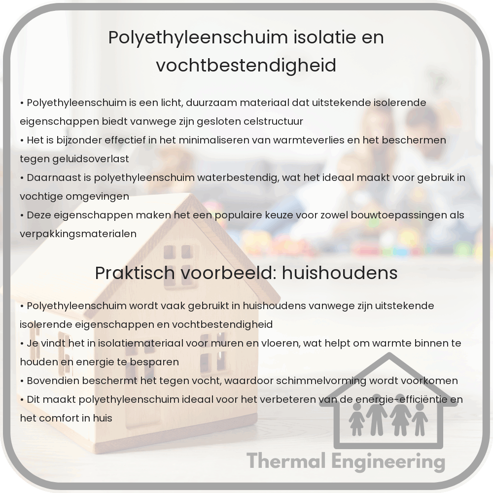 Polyethyleenschuim | Isolatie en Vochtbestendigheid