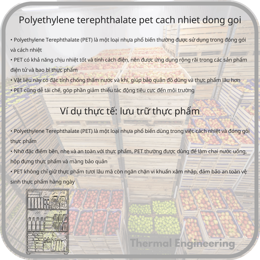 Polyethylene Terephthalate (PET) | Cách Nhiệt, Đóng Gói