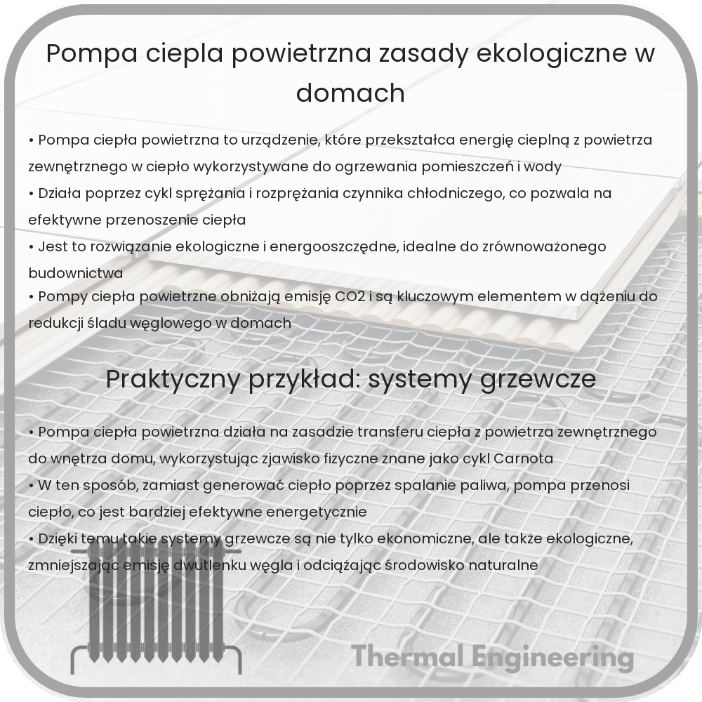 Pompa Ciepła Powietrzna | Zasady Ekologiczne w Domach