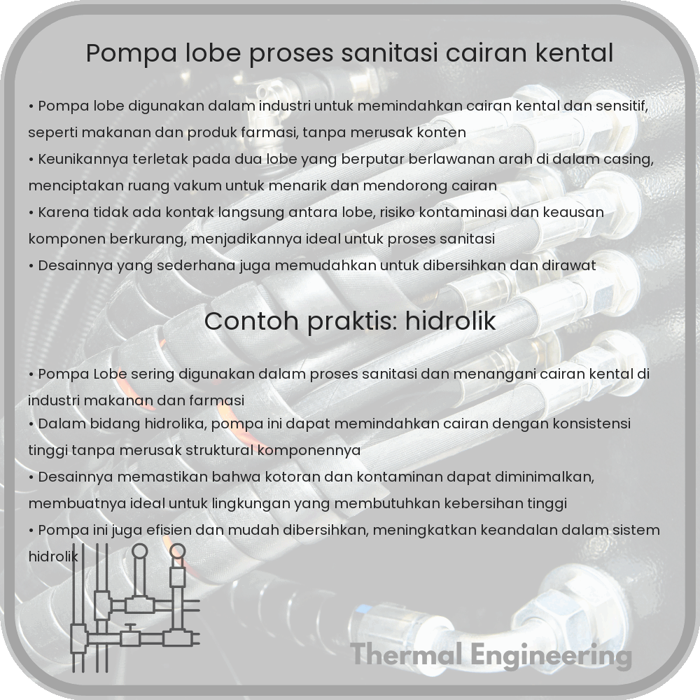 Pompa Lobe | Proses Sanitasi & Cairan Kental