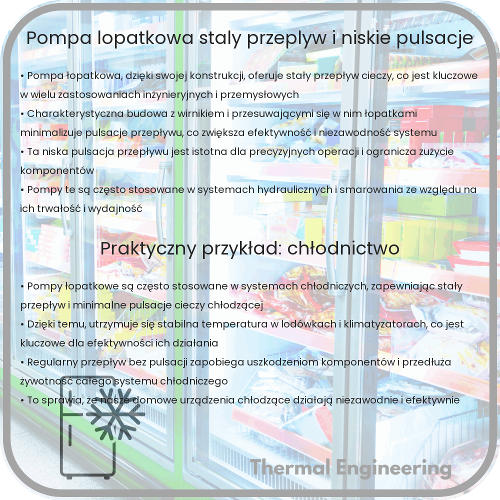 Pompa Łopatkowa | Stały Przepływ i Niskie Pulsacje