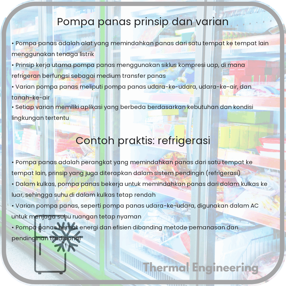 Pompa Panas | Prinsip dan Varian