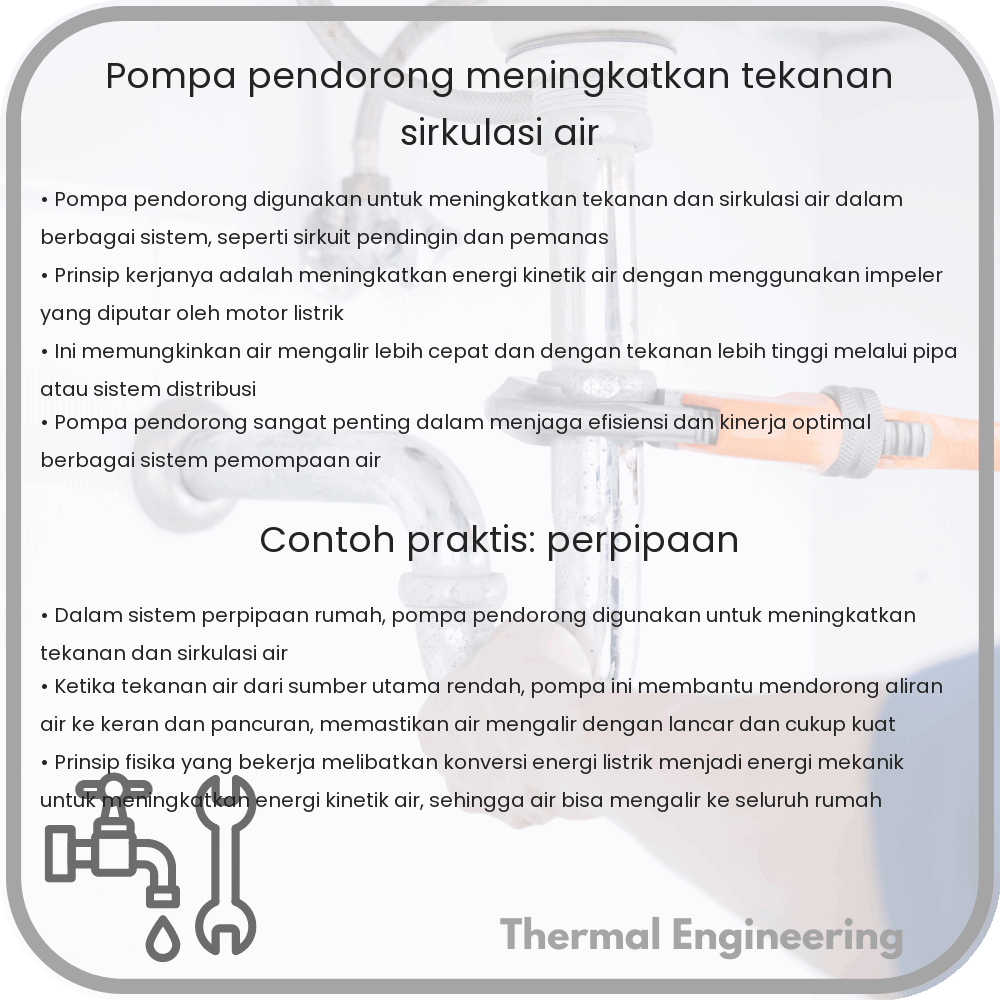 Pompa Pendorong | Meningkatkan Tekanan & Sirkulasi Air