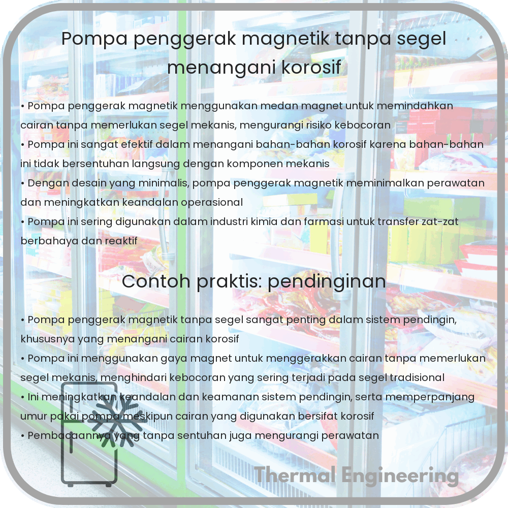 Pompa Penggerak Magnetik | Tanpa Segel, Menangani Korosif