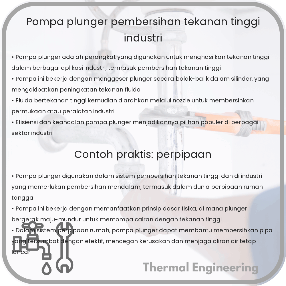 Pompa Plunger | Pembersihan Tekanan Tinggi & Industri