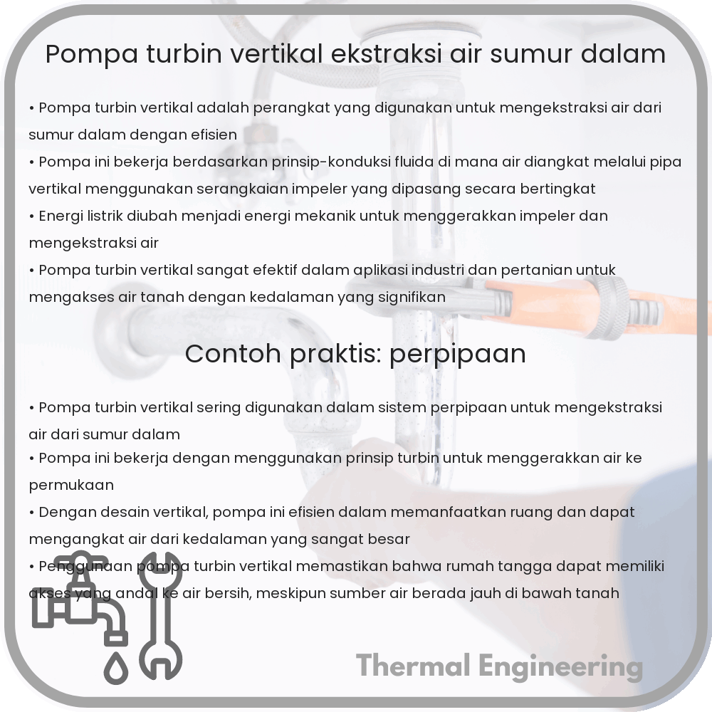 Pompa Turbin Vertikal | Ekstraksi Air Sumur Dalam