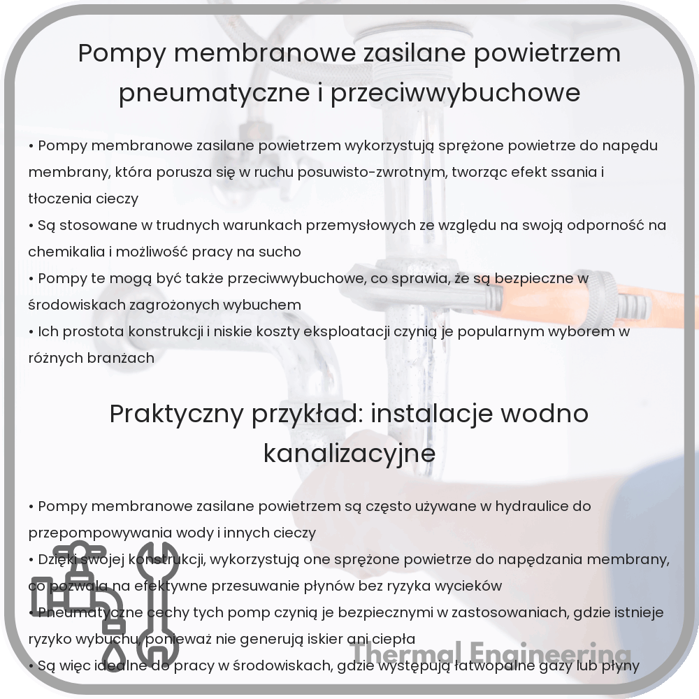 Pompy Membranowe Zasilane Powietrzem | Pneumatyczne i Przeciwwybuchowe
