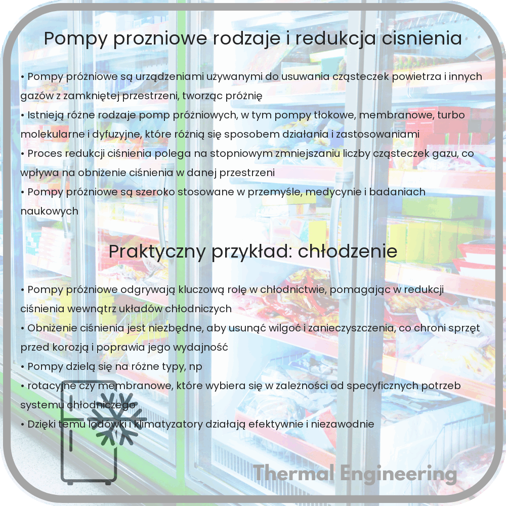 Pompy próżniowe | Rodzaje i redukcja ciśnienia