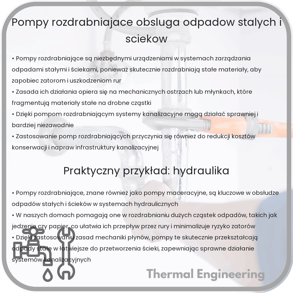 Pompy Rozdrabniające | Obsługa Odpadów Stałych i Ścieków
