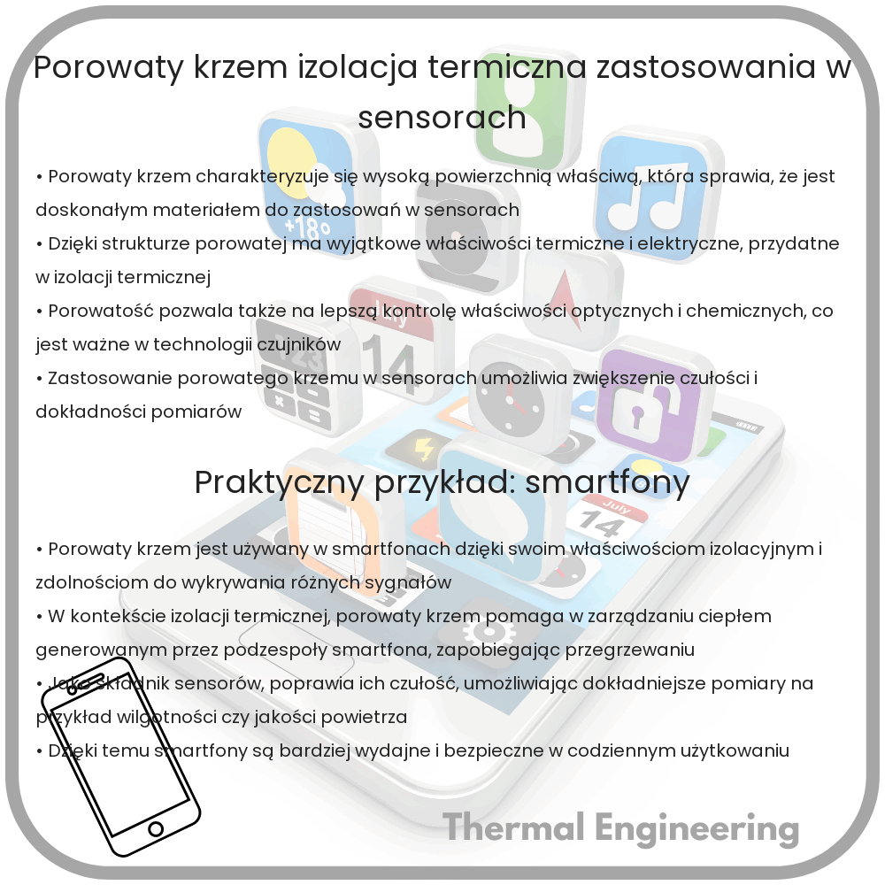 Porowaty Krzem | Izolacja Termiczna, Zastosowania w Sensorach