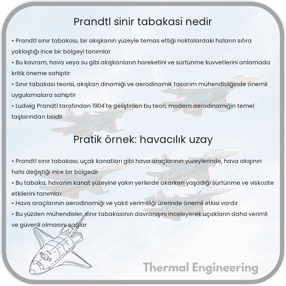 Prandtl Sınır Tabakası Nedir?