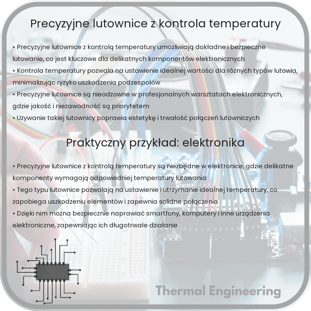 Precyzyjne Lutownice z Kontrolą Temperatury