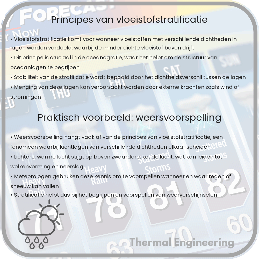 Principes van Vloeistofstratificatie