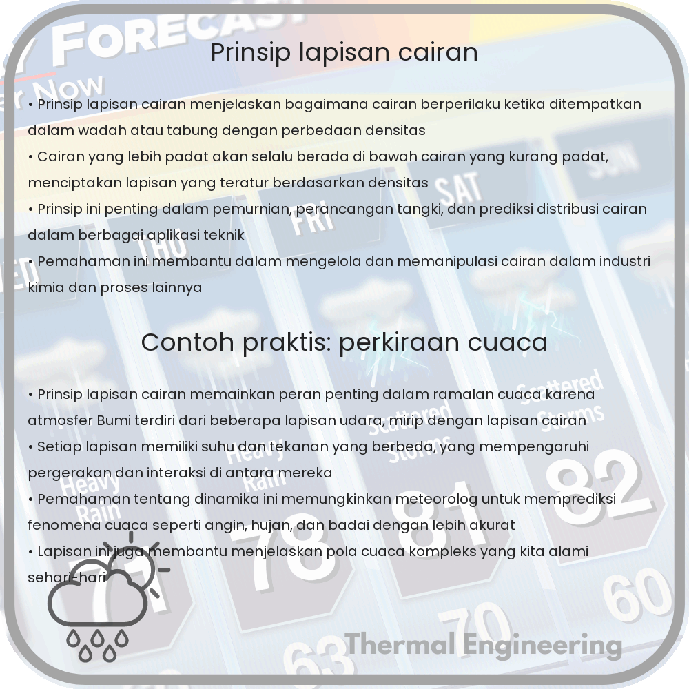 Prinsip Lapisan Cairan