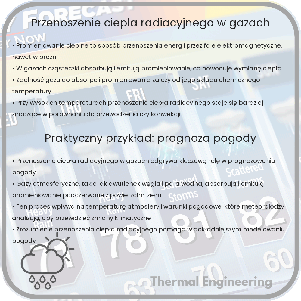Przenoszenie ciepła radiacyjnego w gazach