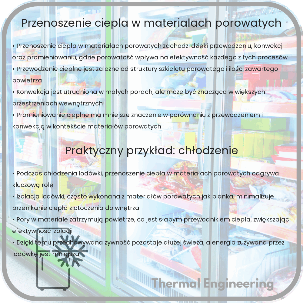 Przenoszenie ciepła w materiałach porowatych