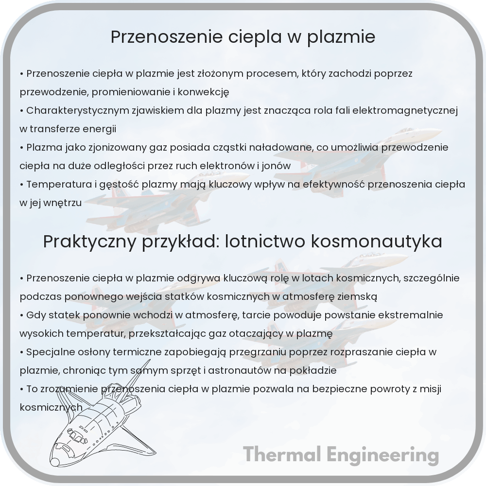 Przenoszenie ciepła w plazmie