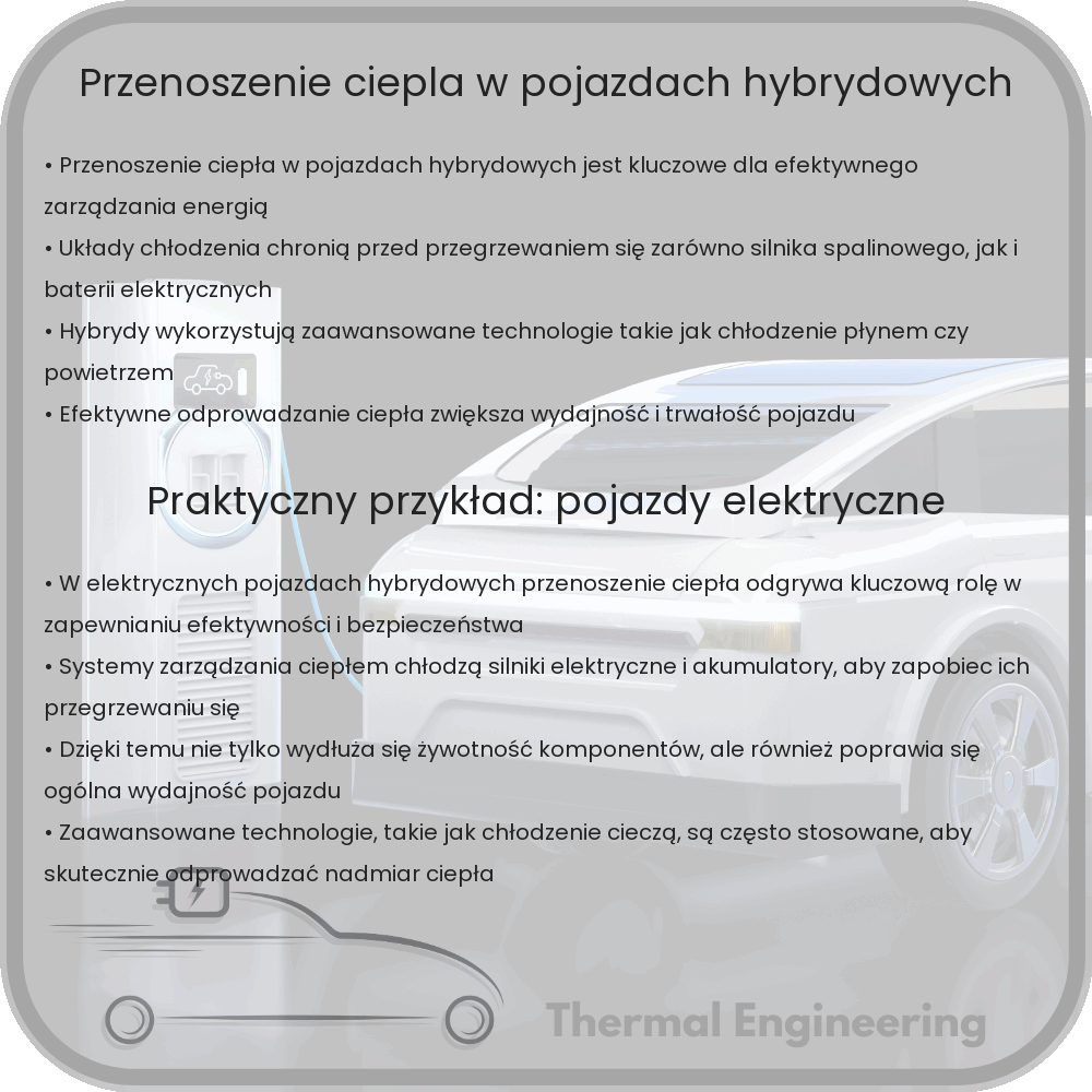 Przenoszenie ciepła w pojazdach hybrydowych