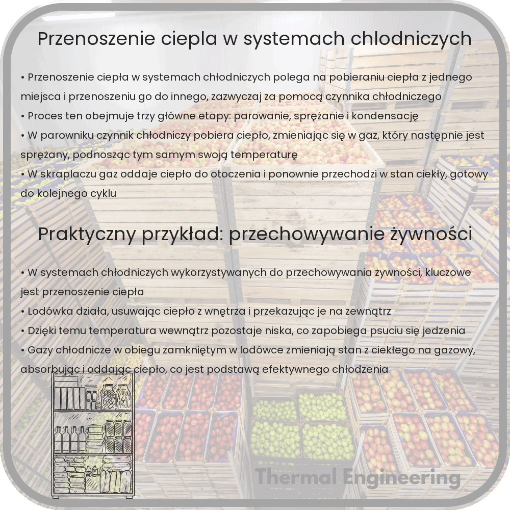 Przenoszenie ciepła w systemach chłodniczych