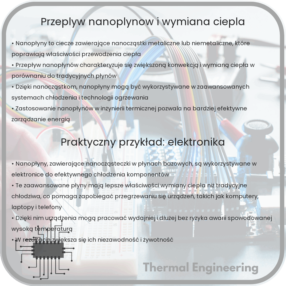 Przepływ nanopłynów i wymiana ciepła