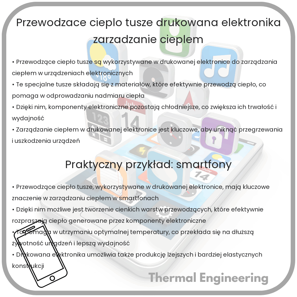 Przewodzące Ciepło Tusze | Drukowana Elektronika, Zarządzanie Ciepłem
