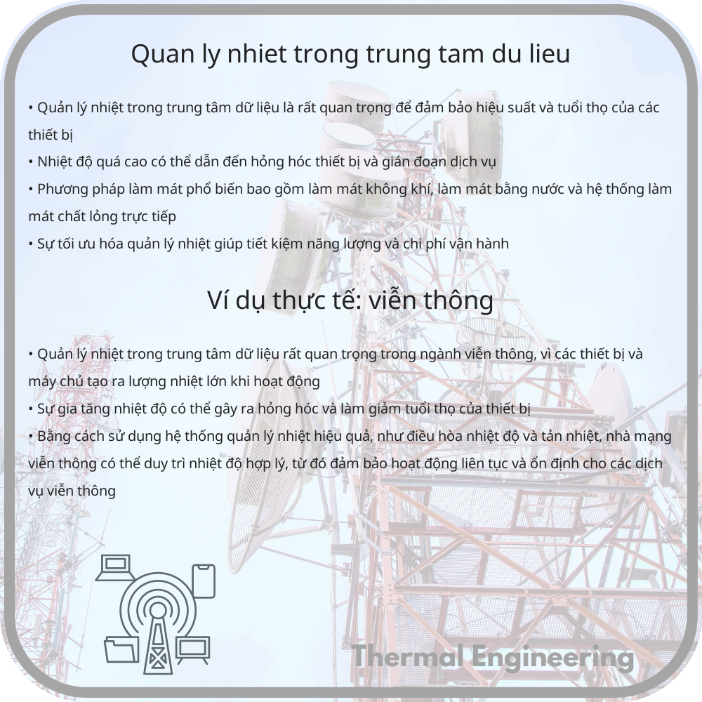 Quản lý nhiệt trong trung tâm dữ liệu