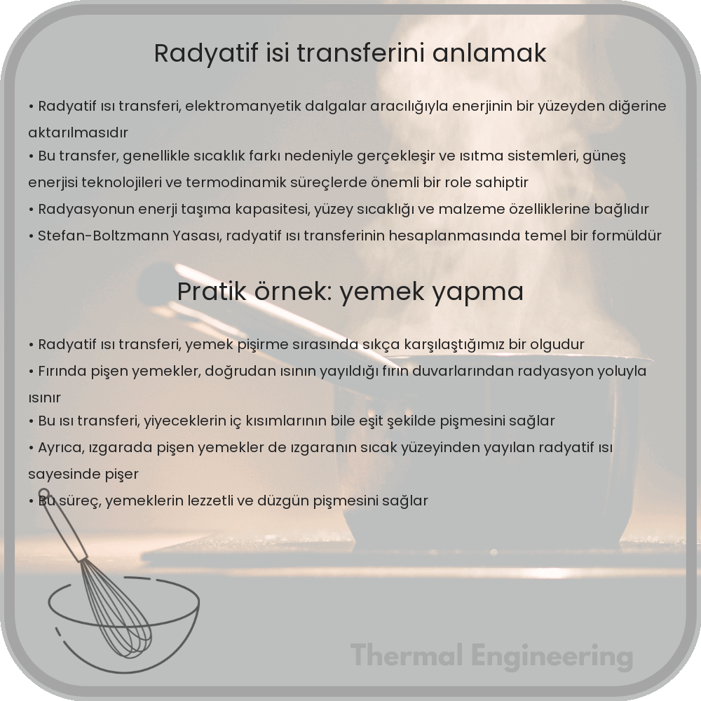 Radyatif Isı Transferini Anlamak