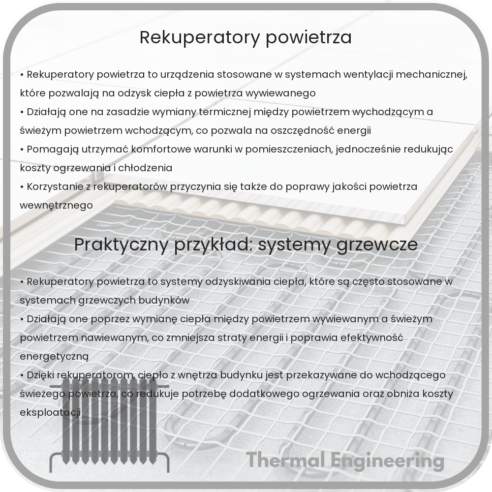 Rekuperatory powietrza