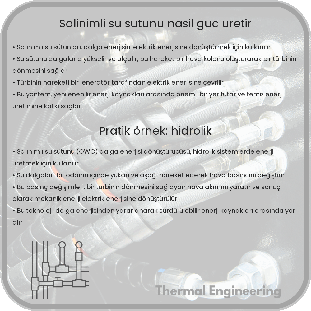 Salınımlı Su Sütunu Nasıl Güç Üretir?