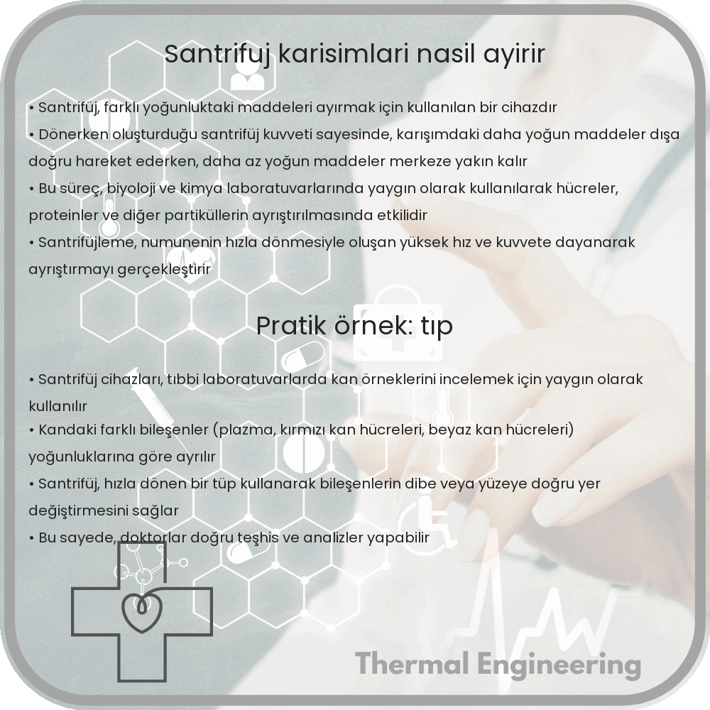 Santrifüj Karışımları Nasıl Ayırır?