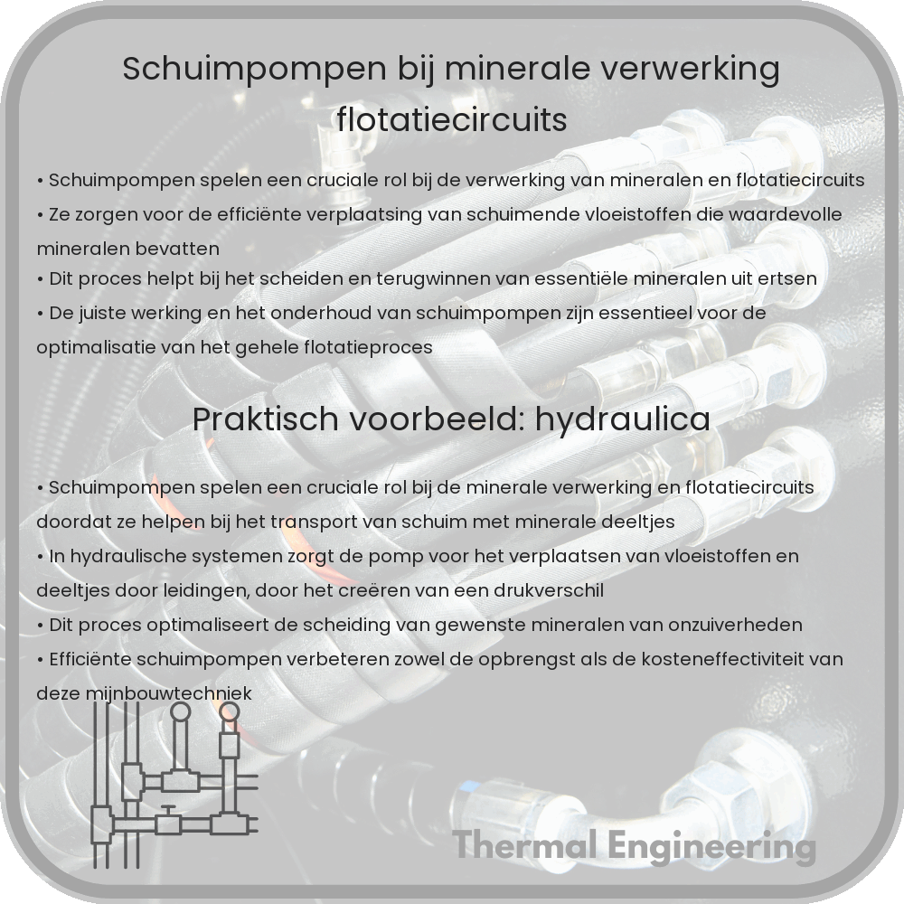 Schuimpompen bij Minerale Verwerking & Flotatiecircuits