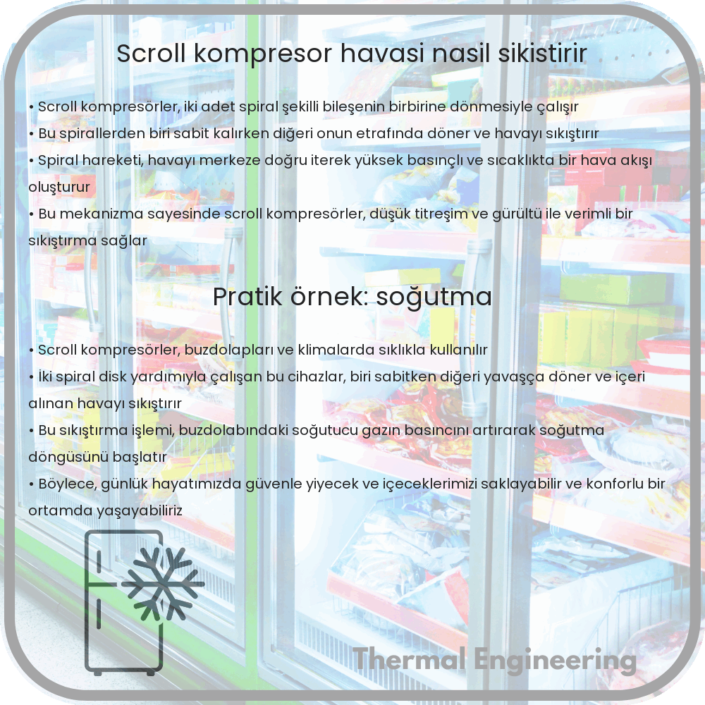 Scroll Kompresör Havası Nasıl Sıkıştırır?