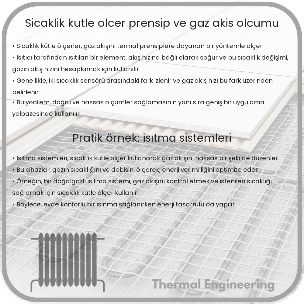 Sıcaklık Kütle Ölçer | Prensip ve Gaz Akış Ölçümü
