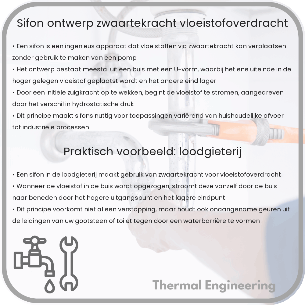 Sifon | Ontwerp & Zwaartekracht Vloeistofoverdracht