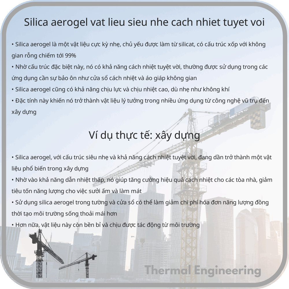 Silica Aerogel | Vật Liệu Siêu Nhẹ, Cách Nhiệt Tuyệt Vời
