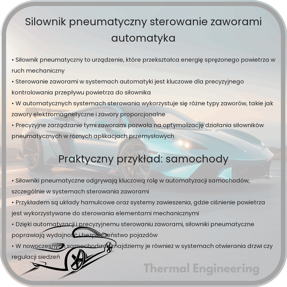 Siłownik Pneumatyczny | Sterowanie Zaworami, Automatyka