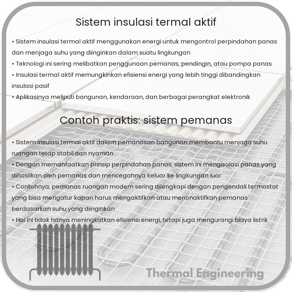 Sistem Insulasi Termal Aktif