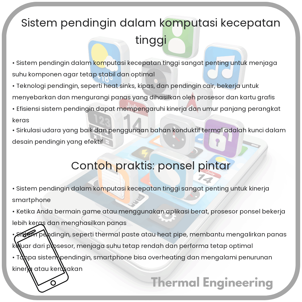 Sistem Pendingin dalam Komputasi Kecepatan Tinggi
