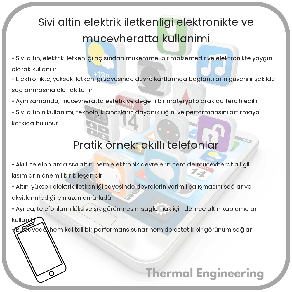 Sıvı Altın | Elektrik İletkenliği, Elektronikte ve Mücevheratta Kullanımı
