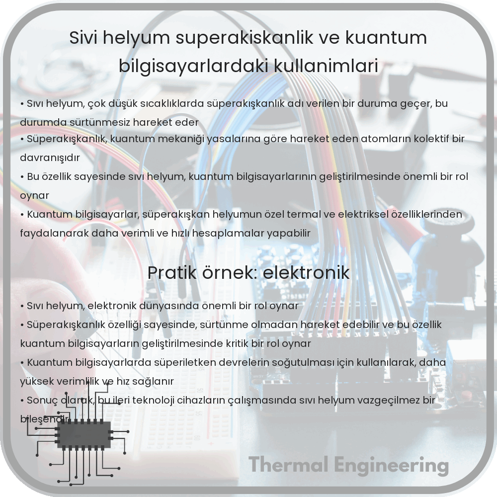 Sıvı Helyum | Süperakışkanlık ve Kuantum Bilgisayarlardaki Kullanımları