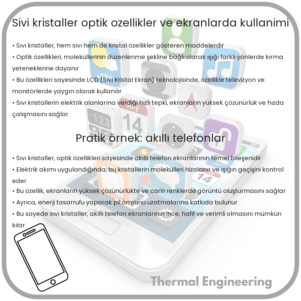 Sıvı Kristaller | Optik Özellikler ve Ekranlarda Kullanımı