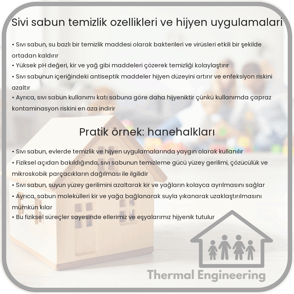 Sıvı Sabun | Temizlik Özellikleri ve Hijyen Uygulamaları