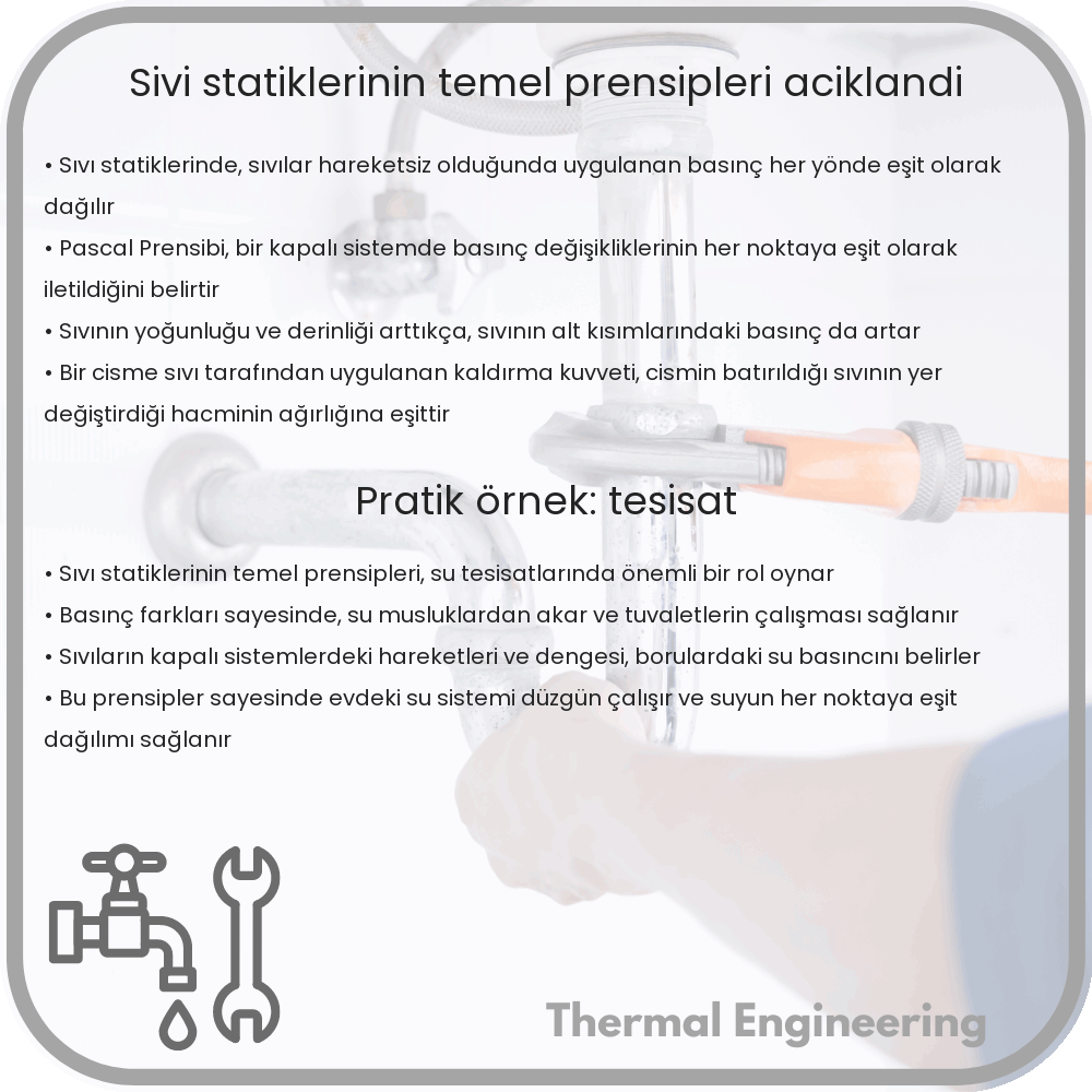 Sıvı Statiklerinin Temel Prensipleri Açıklandı