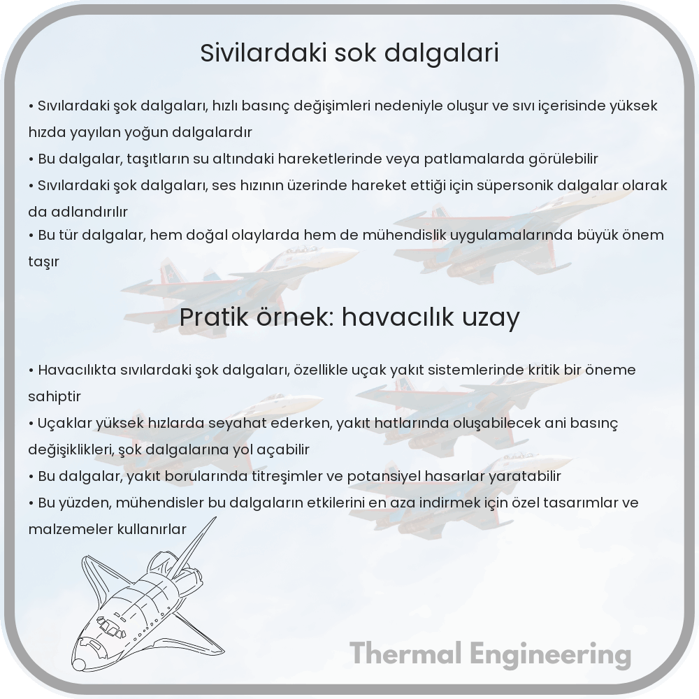 Sıvılardaki Şok Dalgaları
