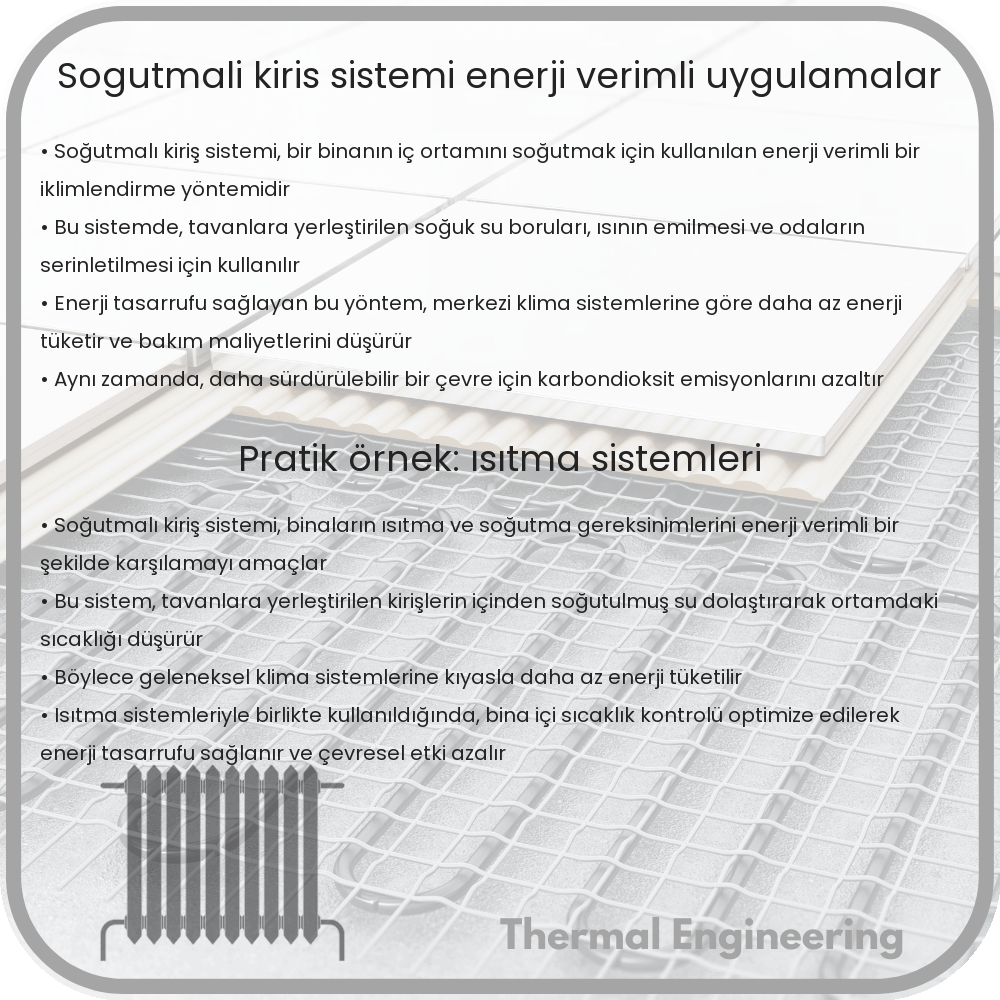 Soğutmalı Kiriş Sistemi | Enerji Verimli Uygulamalar
