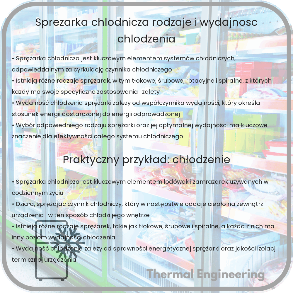 Sprężarka Chłodnicza | Rodzaje i Wydajność Chłodzenia
