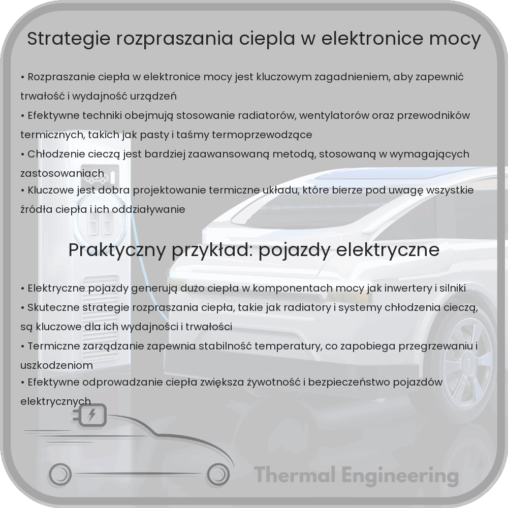 Strategie rozpraszania ciepła w elektronice mocy